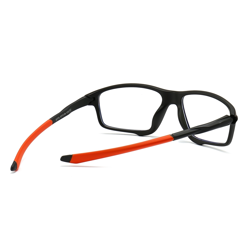 Custom TR90 Lightweight Eyeglass Frames with Straight Temples for Men RX Sports Eyewear Wholesale China Athletic Prescription Glasses Online