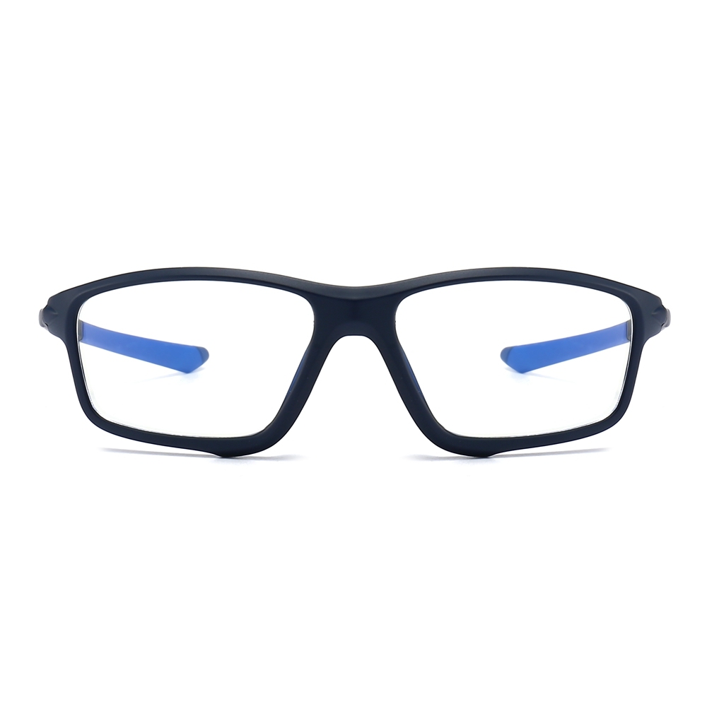 Custom TR90 Lightweight Eyeglass Frames with Straight Temples for Men RX Sports Eyewear Wholesale China Athletic Prescription Glasses Online