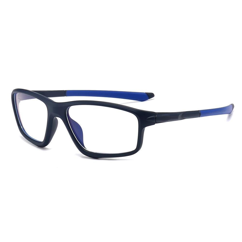 Custom TR90 Lightweight Eyeglass Frames with Straight Temples for Men RX Sports Eyewear Wholesale China Athletic Prescription Glasses Online