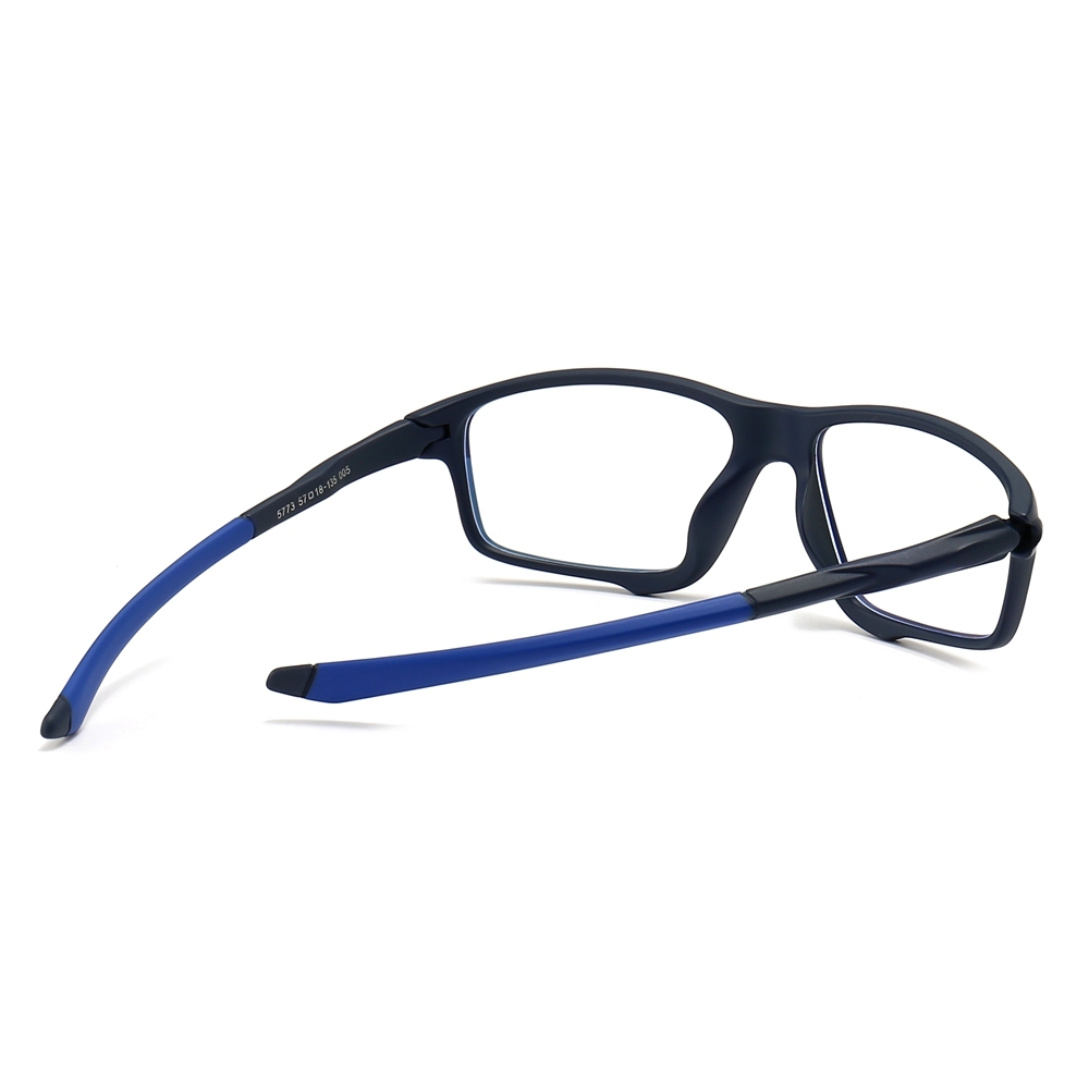 Custom TR90 Lightweight Eyeglass Frames with Straight Temples for Men RX Sports Eyewear Wholesale China Athletic Prescription Glasses Online
