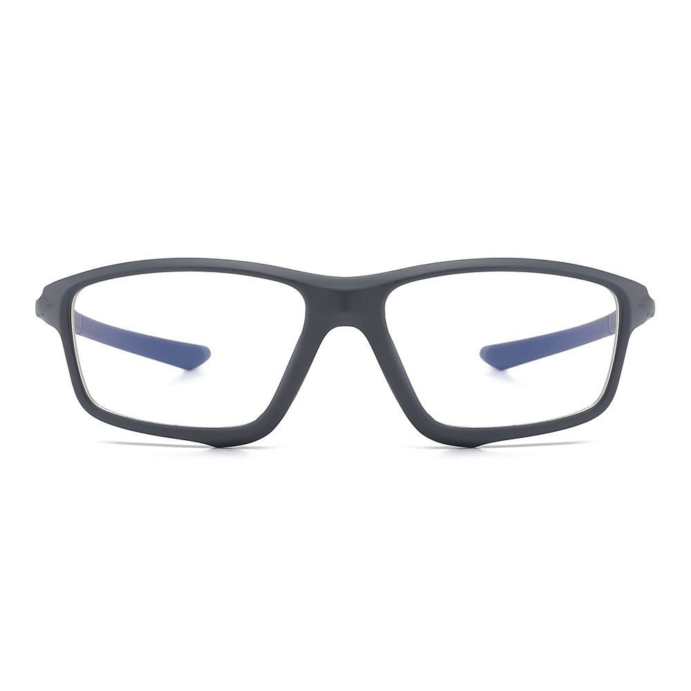 Custom TR90 Lightweight Eyeglass Frames with Straight Temples for Men RX Sports Eyewear Wholesale China Athletic Prescription Glasses Online