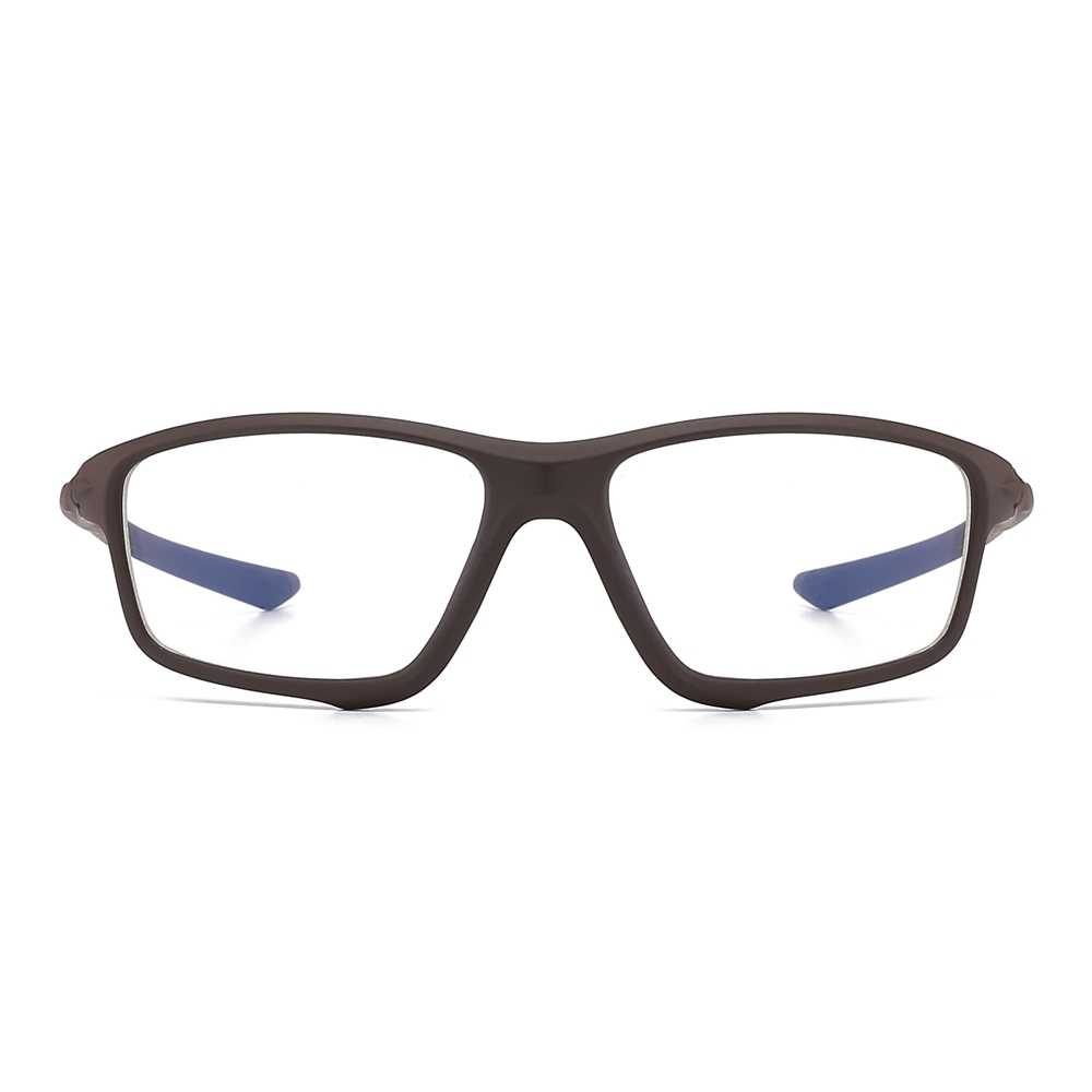 Custom TR90 Lightweight Eyeglass Frames with Straight Temples for Men RX Sports Eyewear Wholesale China Athletic Prescription Glasses Online