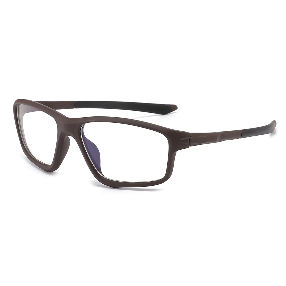 Custom TR90 Lightweight Eyeglass Frames with Straight Temples for Men RX Sports Eyewear Wholesale China Athletic Prescription Glasses Online