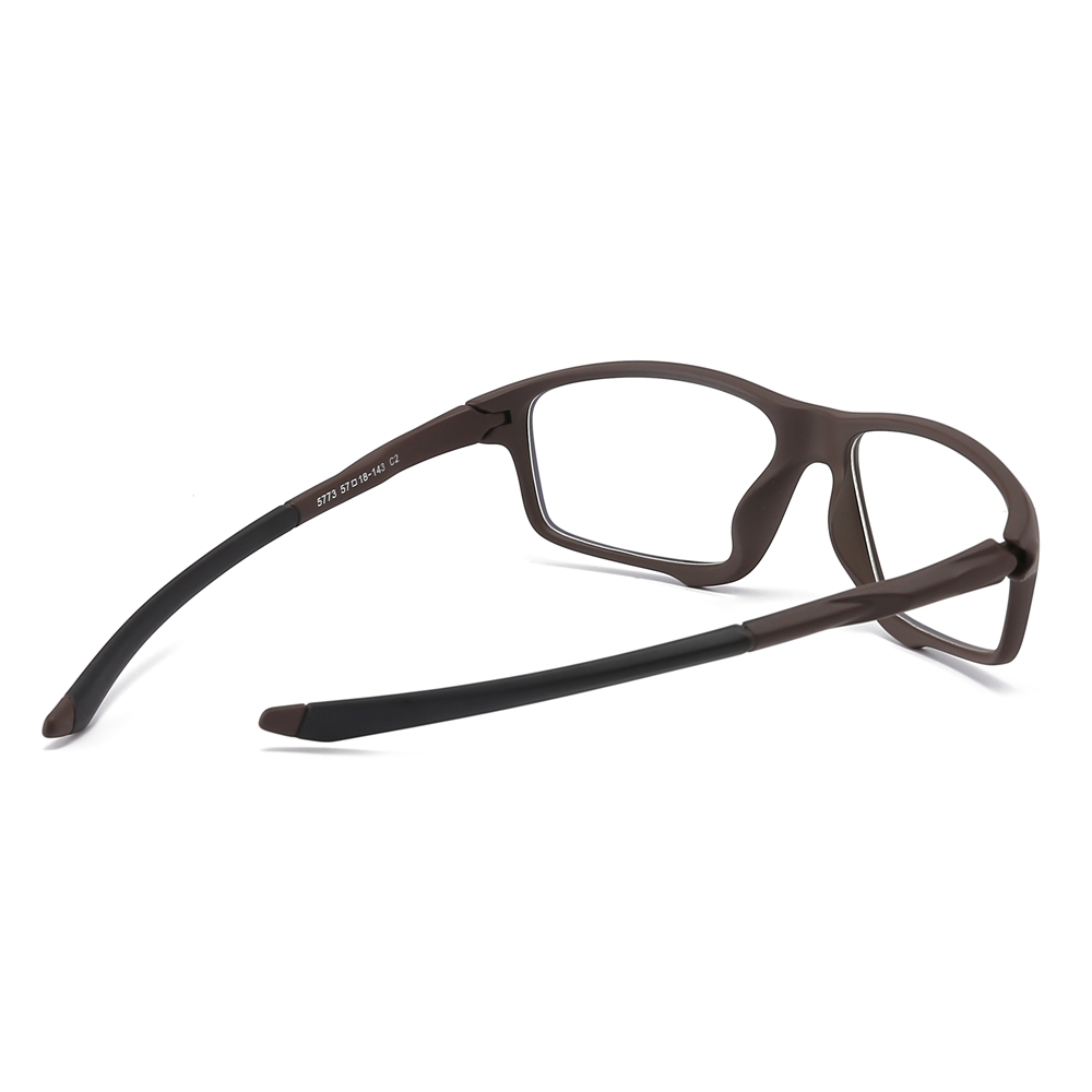 Custom TR90 Lightweight Eyeglass Frames with Straight Temples for Men RX Sports Eyewear Wholesale China Athletic Prescription Glasses Online