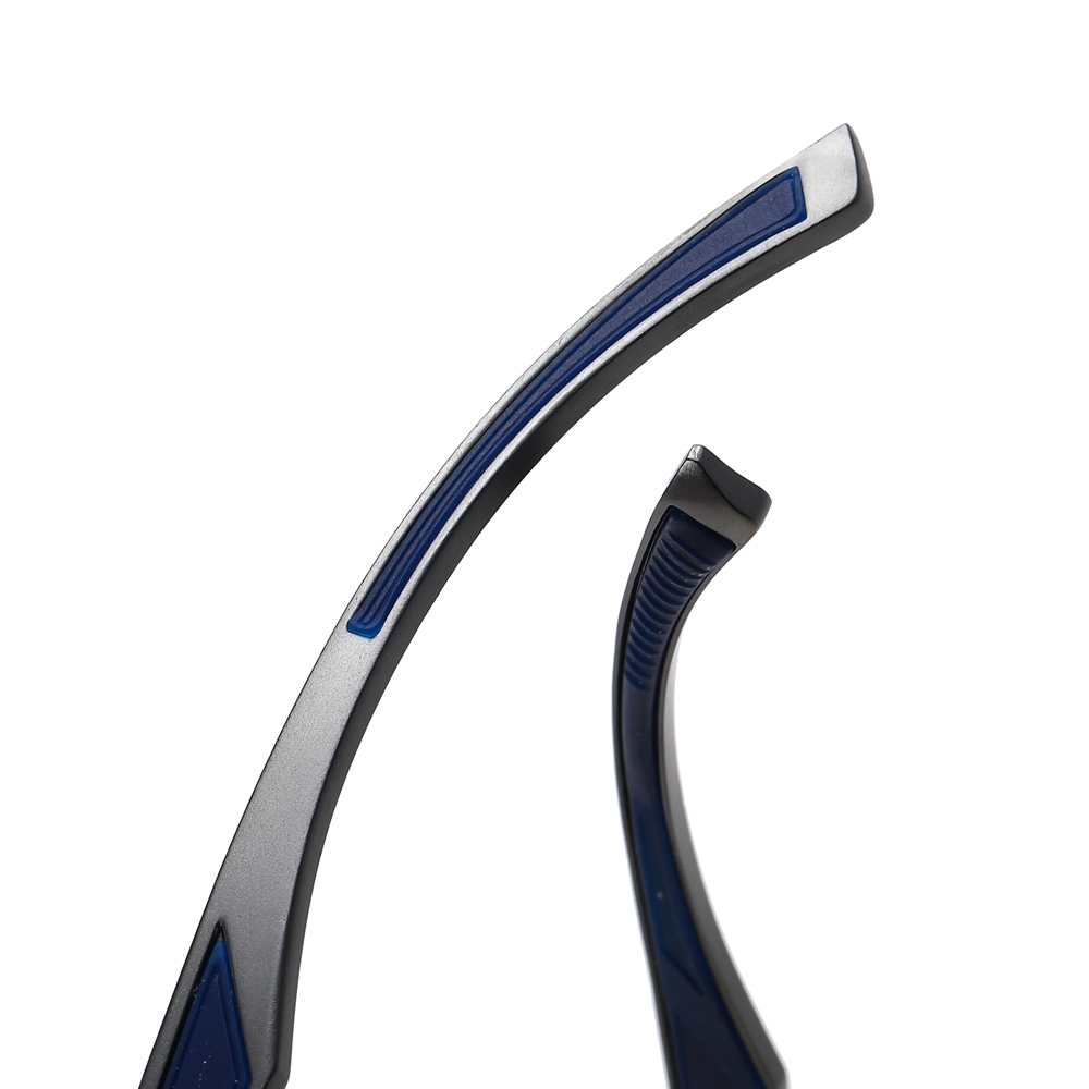 Custom Men's Oversized Square Sunglasses for Everyday Use Durable Metal Frame with Aluminum Temples Polarized Driving Glasses Wholesale Online