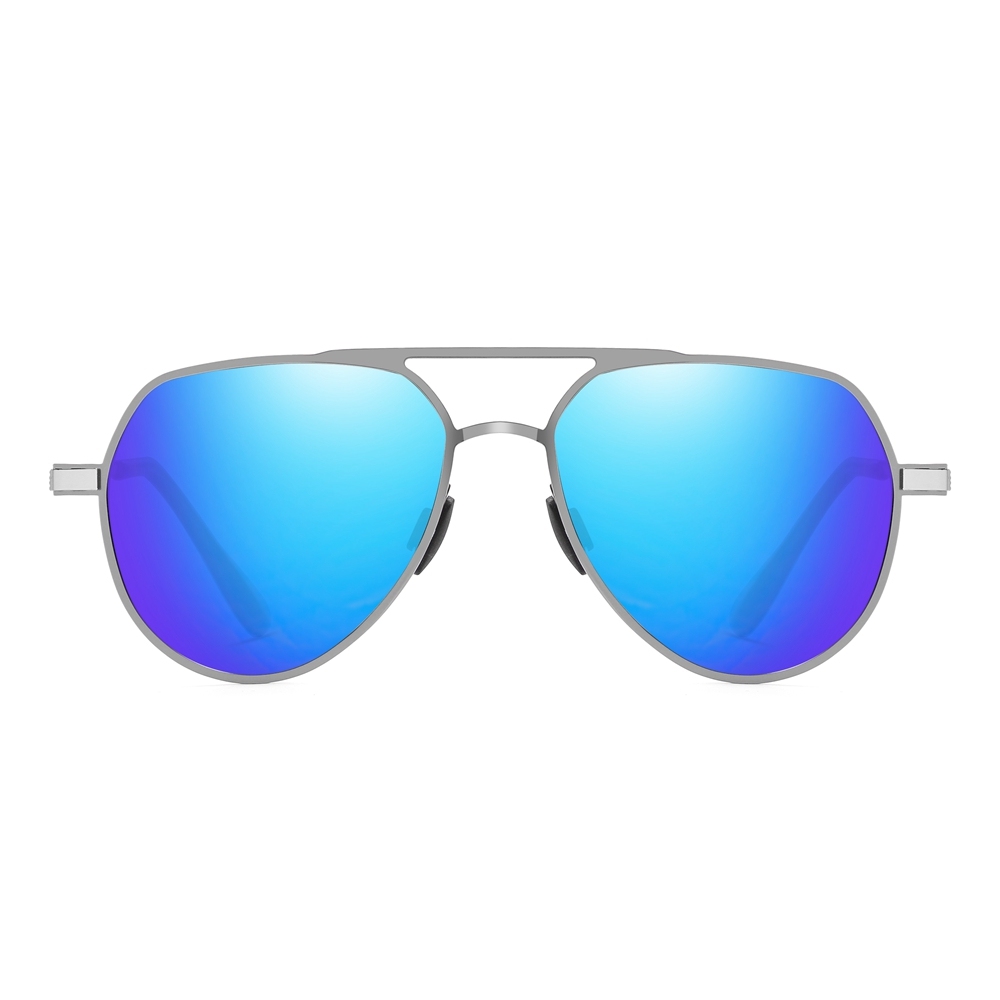Readystock Men's Modern Pilot Sunglasses with Spring Hinges Oversized Aviator Shades for Women Sleek Metal Polarized Driving Glasses Wholesale Online
