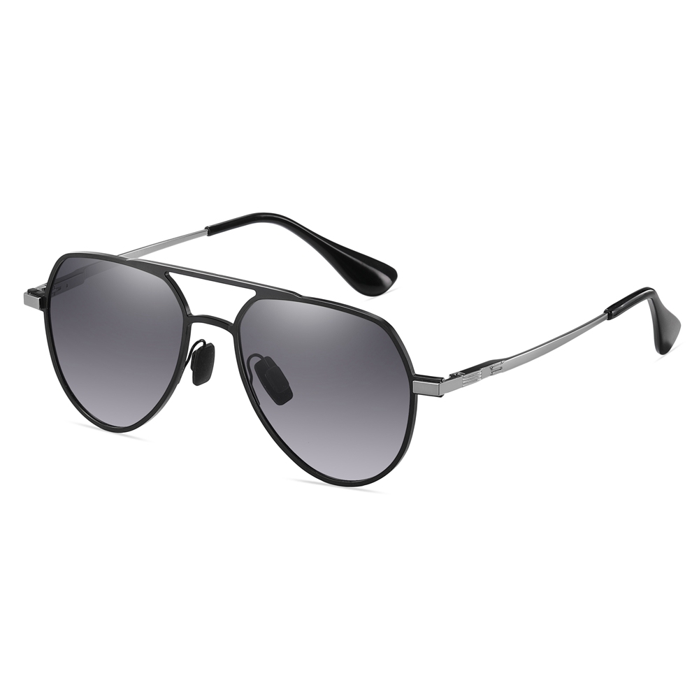 Readystock Men's Modern Pilot Sunglasses with Spring Hinges Oversized Aviator Shades for Women Sleek Metal Polarized Driving Glasses Wholesale Online
