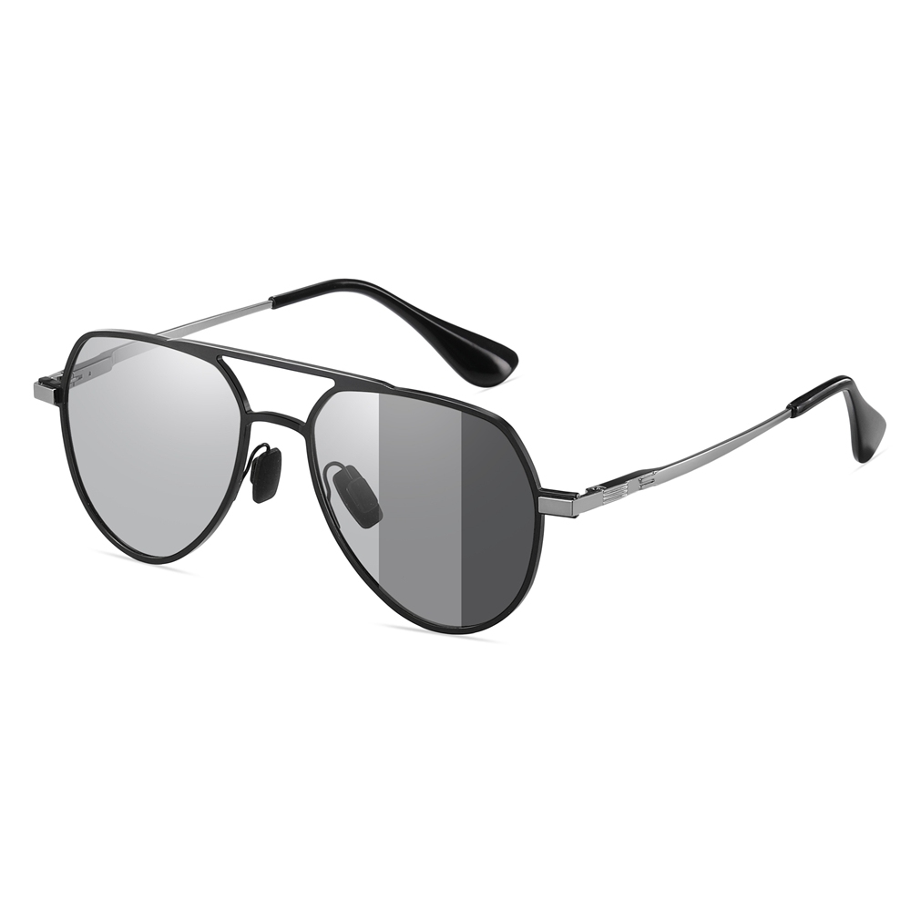 Readystock Men's Modern Pilot Sunglasses with Spring Hinges Oversized Aviator Shades for Women Sleek Metal Polarized Driving Glasses Wholesale Online