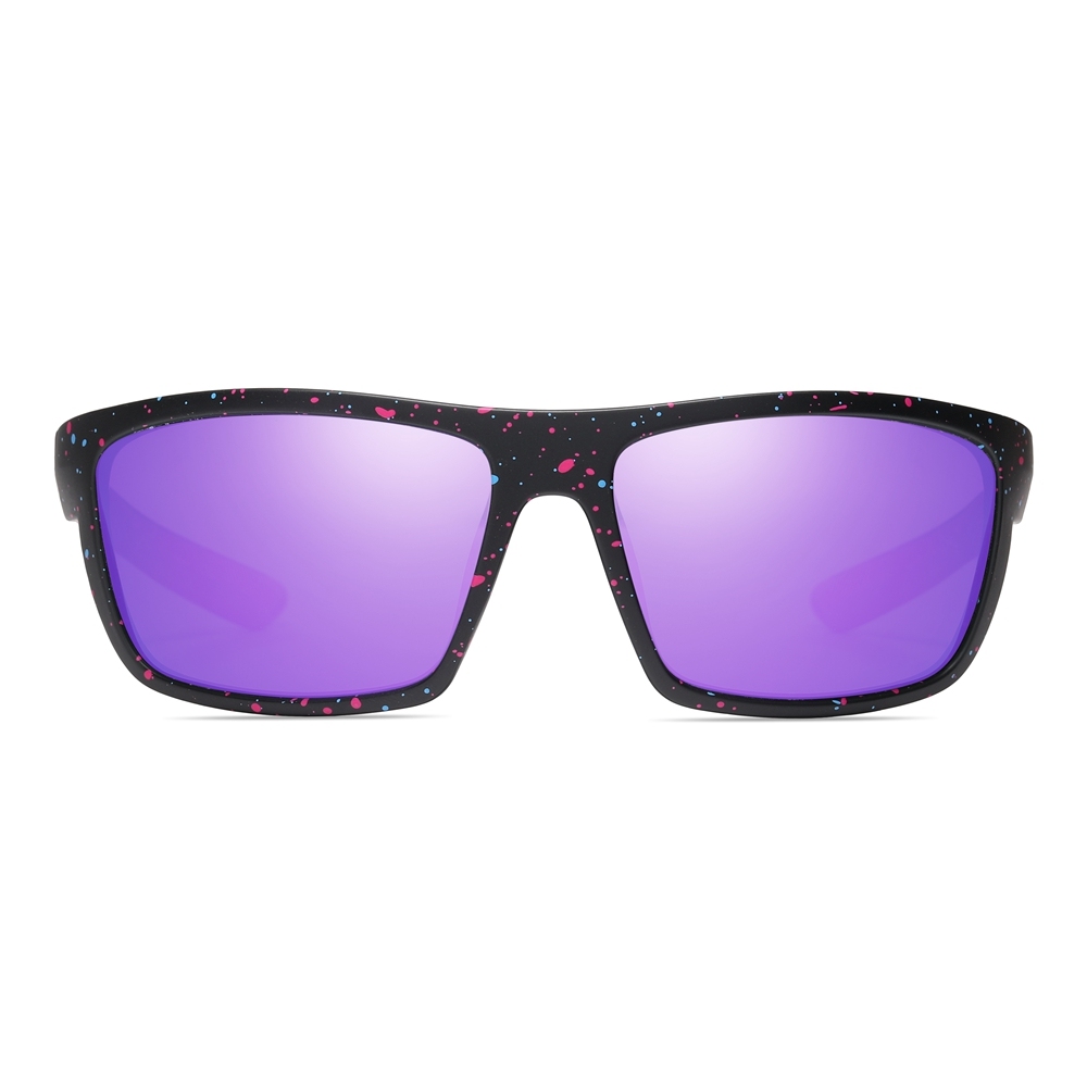 Custom Men's Injected Sporty Rectangular Wraparound Sunglasses for Active Lifestyle Eyewear Wholesale Women's Polarized Fishing Glasses Online