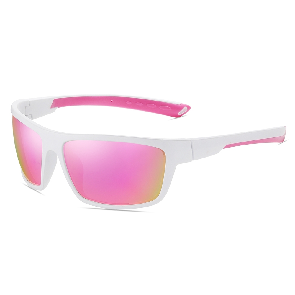 Custom Men's Injected Sporty Rectangular Wraparound Sunglasses for Active Lifestyle Eyewear Wholesale Women's Polarized Fishing Glasses Online