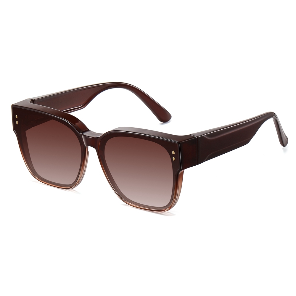 Custom Ladies TR90 Stylish Oversized Fit Over Sunglasses with Pins for Men's Polarized Driving Shades to Cover Prescription Glasses Wholesale Online