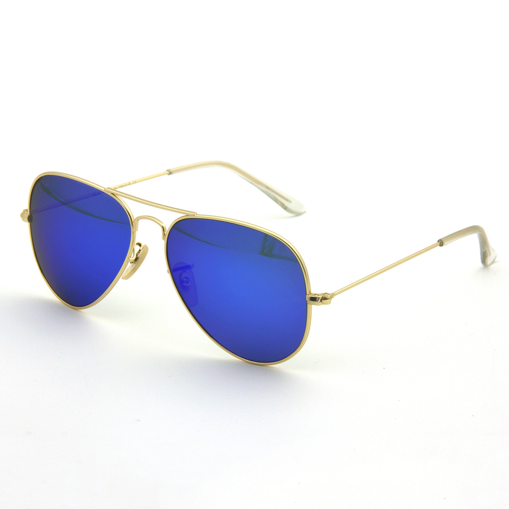 Wholesale Stainless Steel Iconic Aviator Sun Glasses of All Time Classic Pilot Sunglasses with Optical Glass Lenses 3025 Celebrities Wear Shades Online