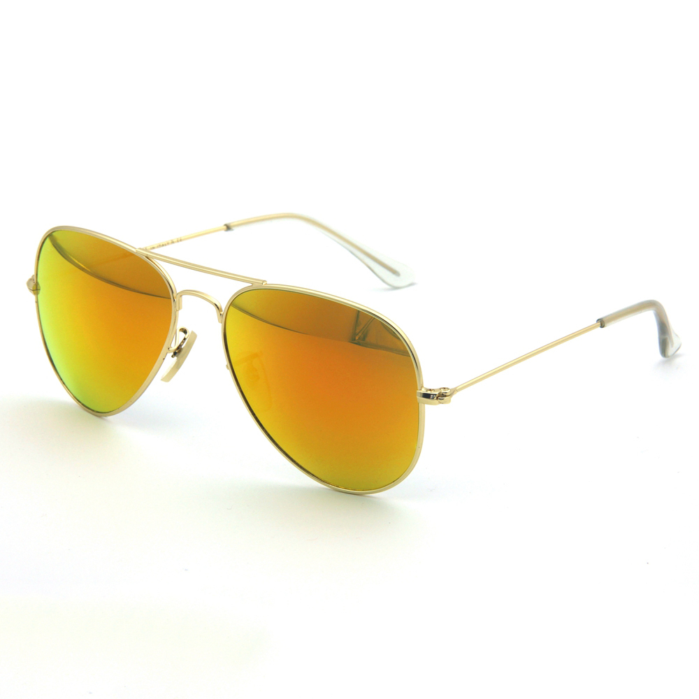 Wholesale Stainless Steel Iconic Aviator Sun Glasses of All Time Classic Pilot Sunglasses with Optical Glass Lenses 3025 Celebrities Wear Shades Online