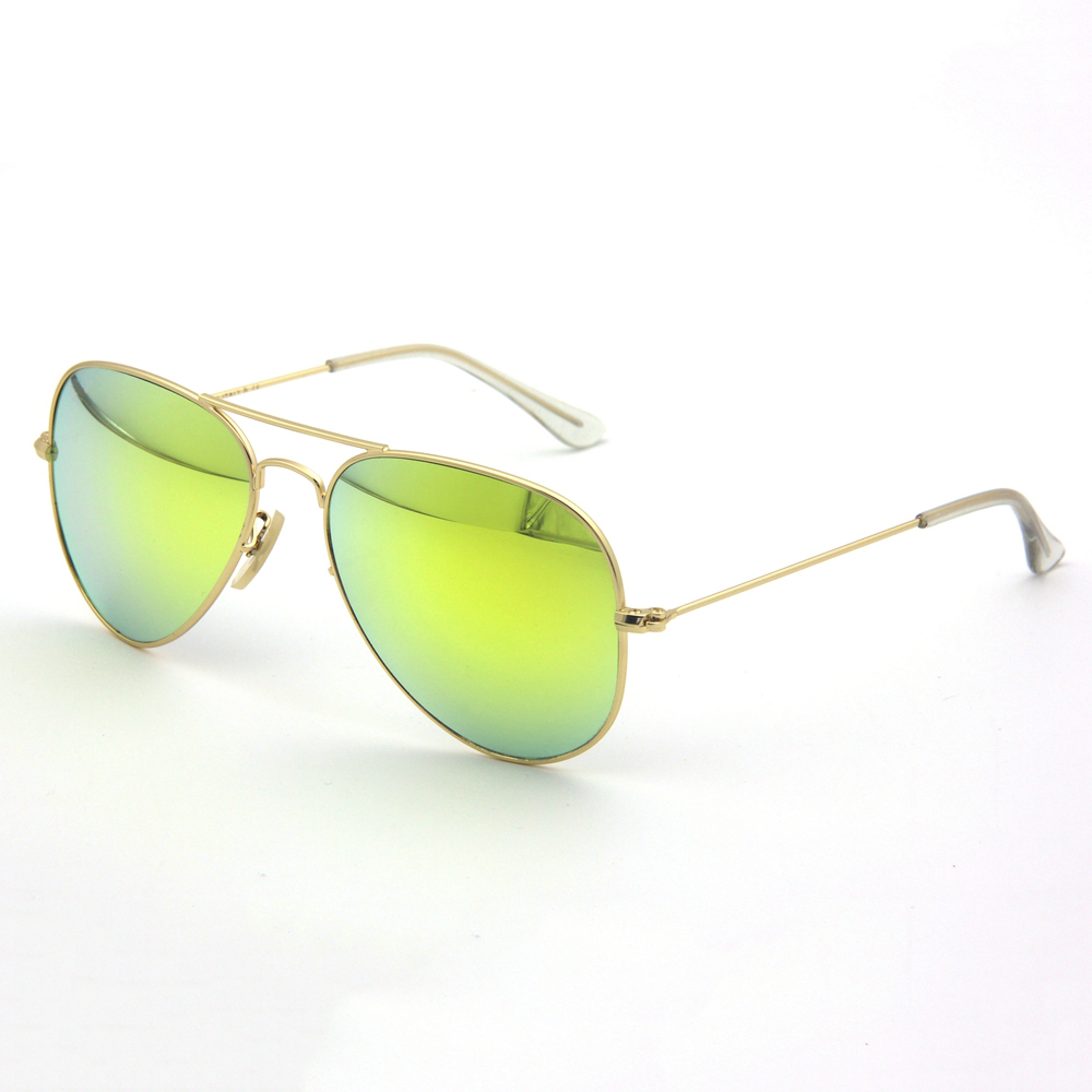 Wholesale Stainless Steel Iconic Aviator Sun Glasses of All Time Classic Pilot Sunglasses with Optical Glass Lenses 3025 Celebrities Wear Shades Online