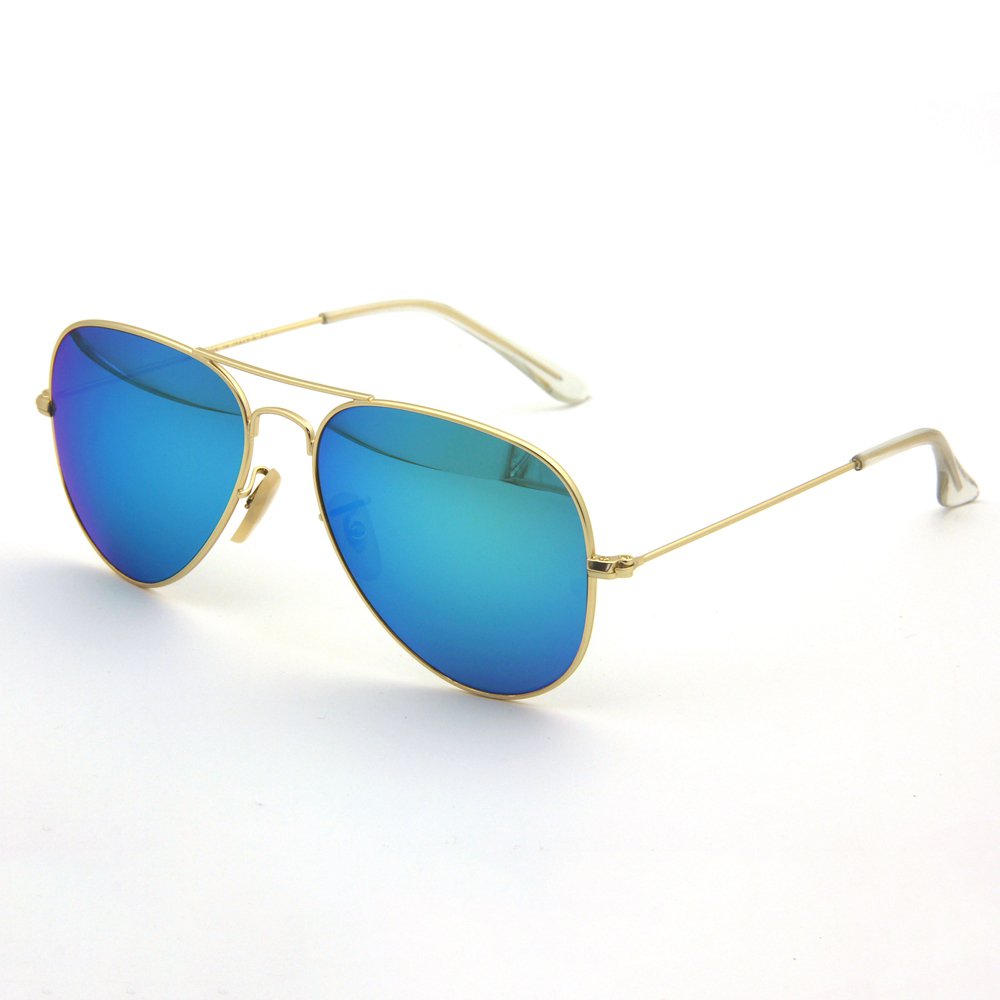 Wholesale Stainless Steel Iconic Aviator Sun Glasses of All Time Classic Pilot Sunglasses with Optical Glass Lenses 3025 Celebrities Wear Shades Online