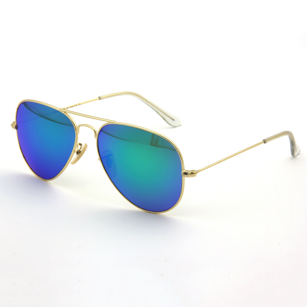 Wholesale Stainless Steel Iconic Aviator Sun Glasses of All Time Classic Pilot Sunglasses with Optical Glass Lenses 3025 Celebrities Wear Shades Online
