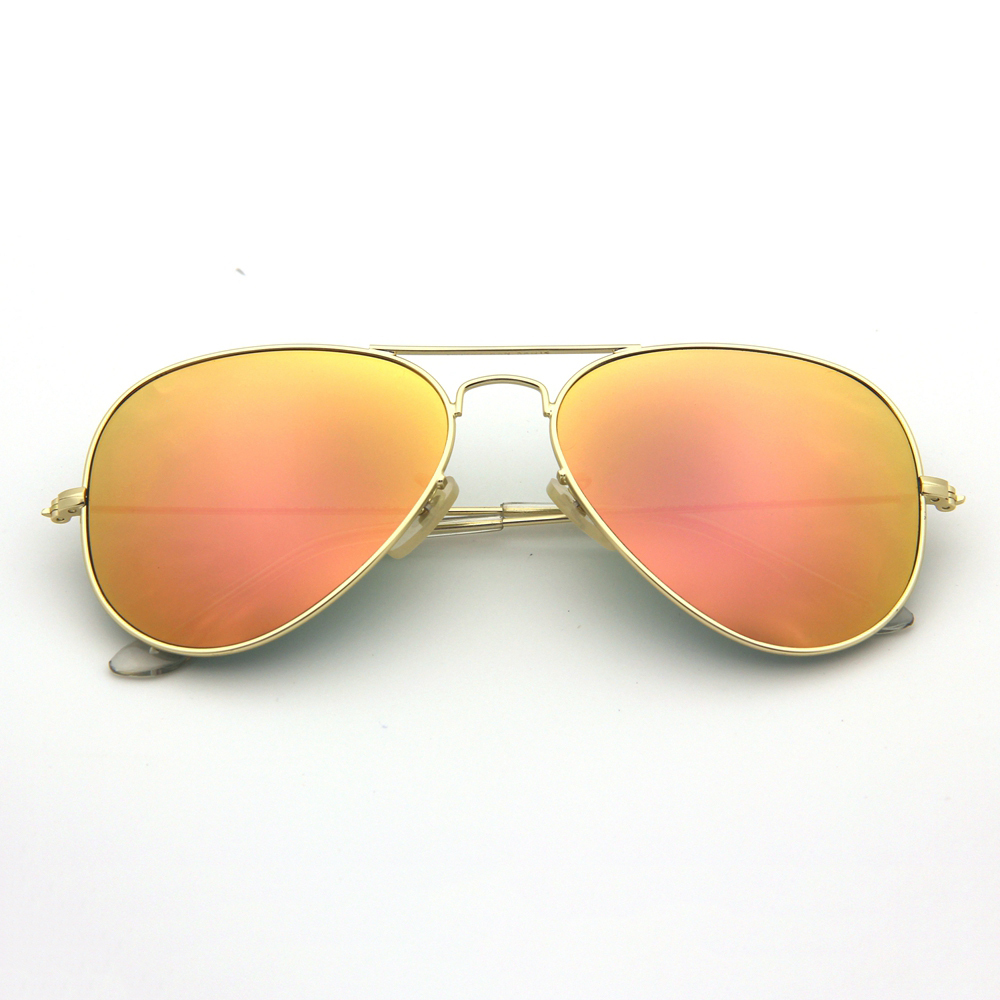 Wholesale Stainless Steel Iconic Aviator Sun Glasses of All Time Classic Pilot Sunglasses with Optical Glass Lenses 3025 Celebrities Wear Shades Online