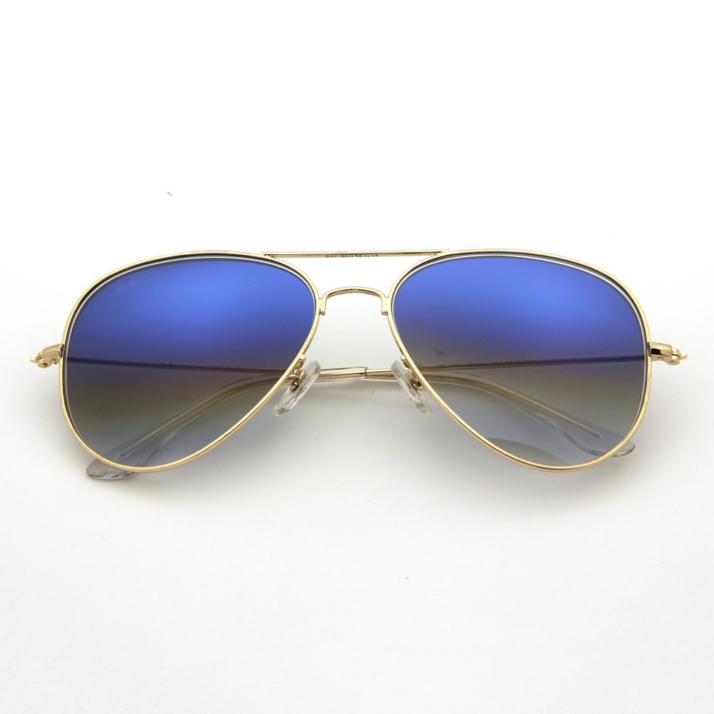 Wholesale Stainless Steel Iconic Aviator Sun Glasses of All Time Classic Pilot Sunglasses with Optical Glass Lenses 3025 Celebrities Wear Shades Online