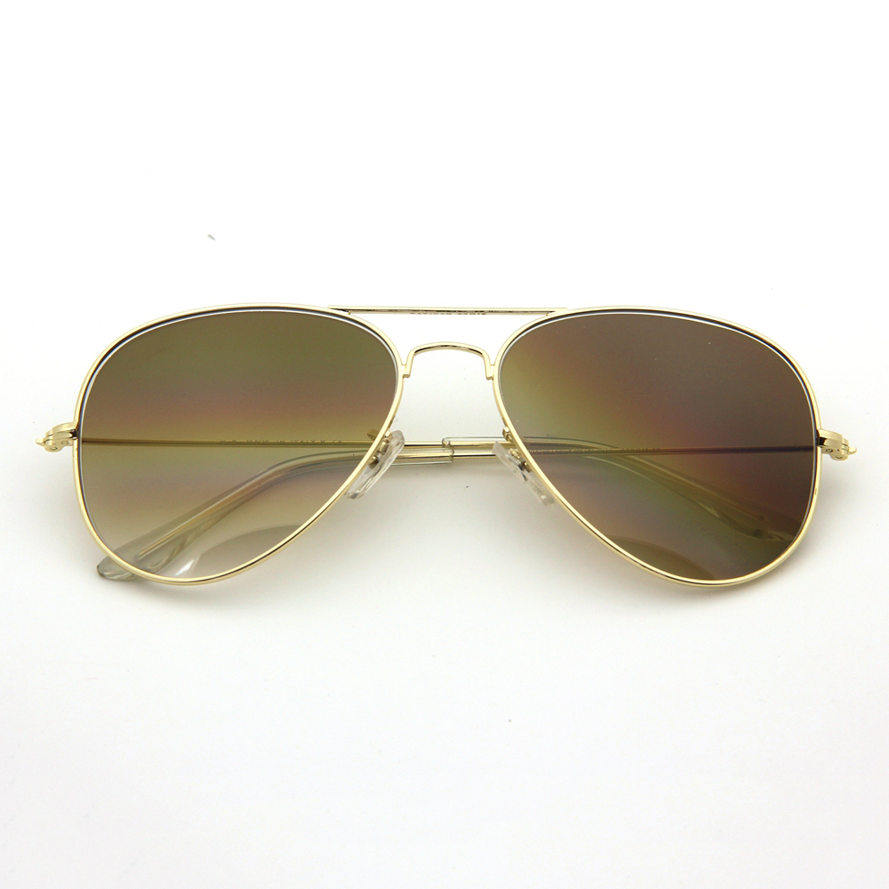 Wholesale Stainless Steel Iconic Aviator Sun Glasses of All Time Classic Pilot Sunglasses with Optical Glass Lenses 3025 Celebrities Wear Shades Online