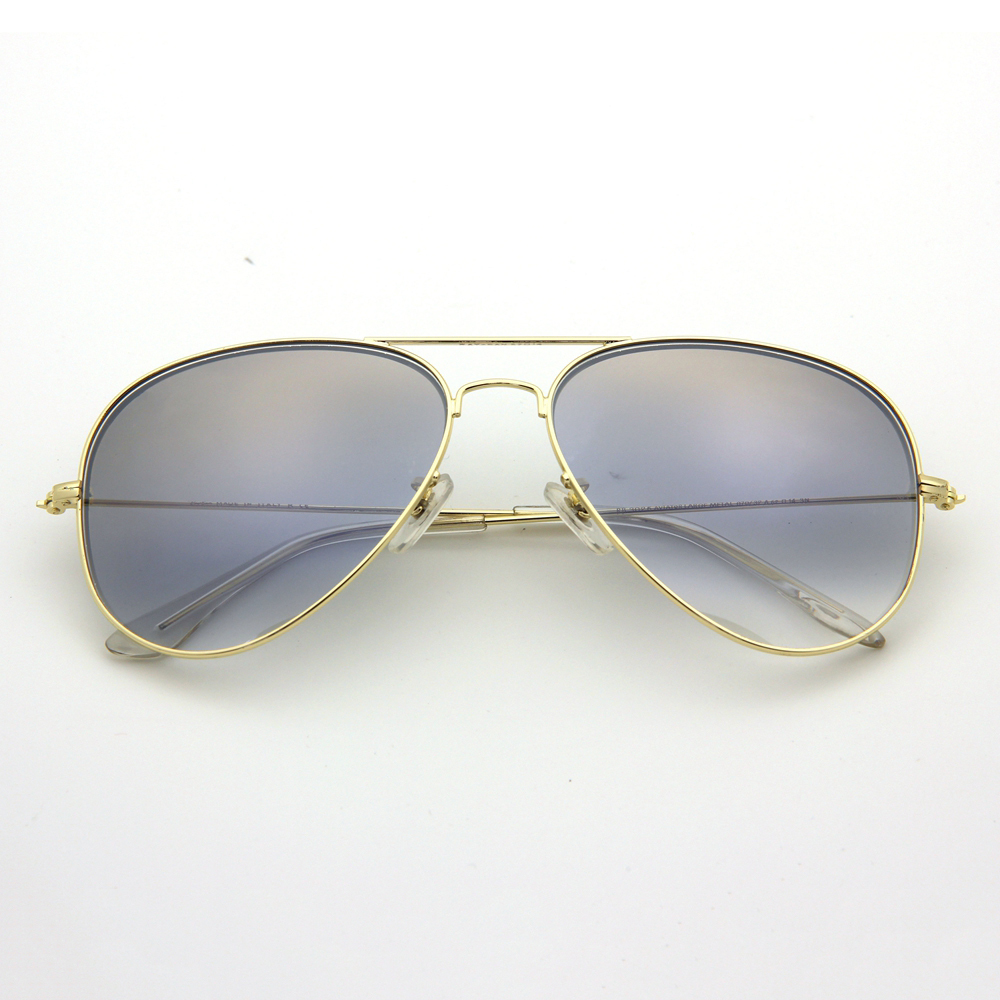 Wholesale Stainless Steel Iconic Aviator Sun Glasses of All Time Classic Pilot Sunglasses with Optical Glass Lenses 3025 Celebrities Wear Shades Online