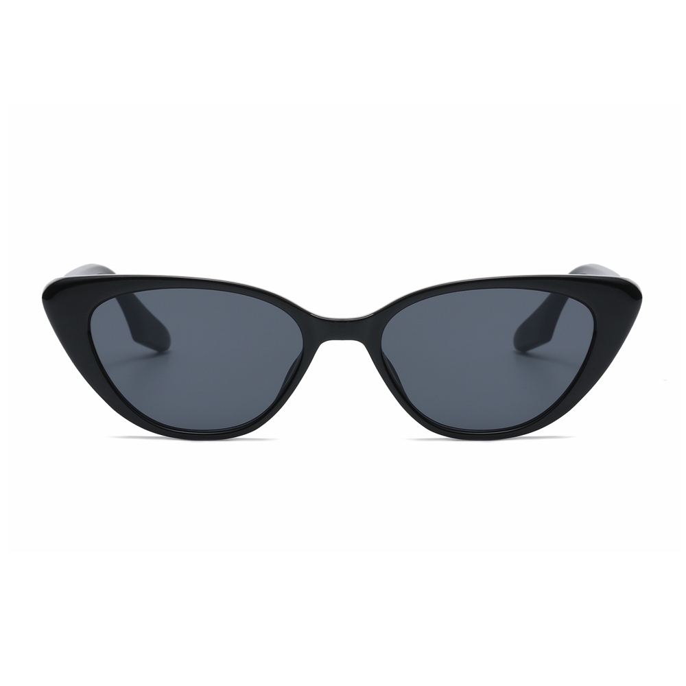 Ready Made Women's Plastic Fashion Cateye Sunglasses with Metal Accent Piece Vintage and Modern Styles Designer Cat Eye Shades Wholesale Online