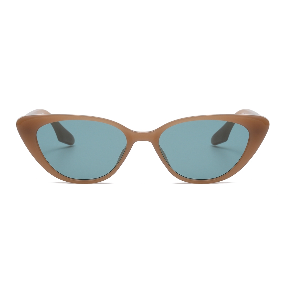 Ready Made Women's Plastic Fashion Cateye Sunglasses with Metal Accent Piece Vintage and Modern Styles Designer Cat Eye Shades Wholesale Online