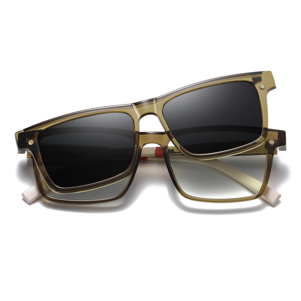 Custom Women's Dual-color Small Sports Sunglasses Polarized Fishing Shades for Men Polycarbonate Wrap Around Hiking Glasses Wholesale Online