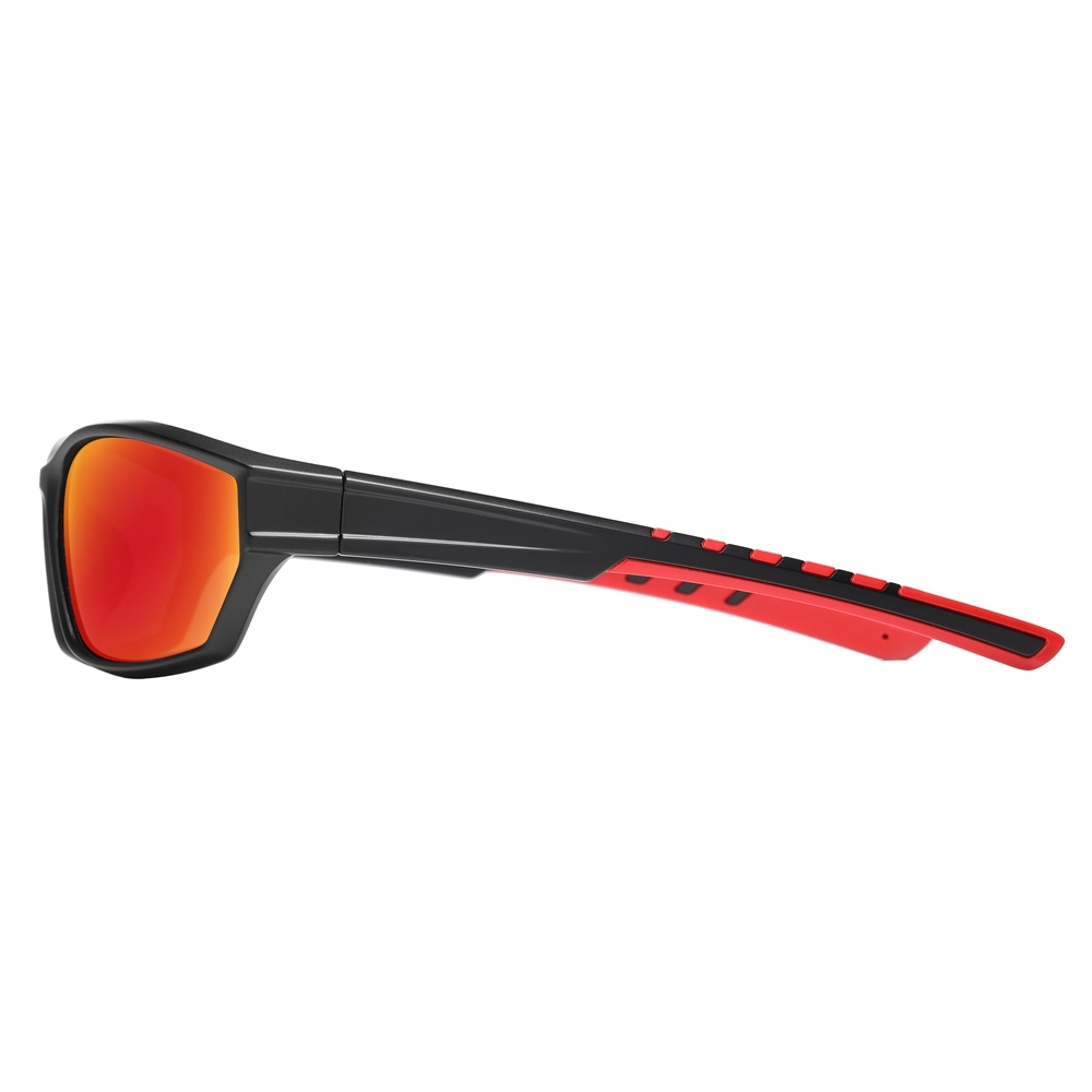 Custom Women's Dual-color Small Sports Sunglasses Polarized Fishing Shades for Men Polycarbonate Wrap Around Hiking Glasses Wholesale Online