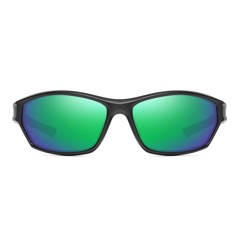 Custom Women's Dual-color Small Sports Sunglasses Polarized Fishing Shades for Men Polycarbonate Wrap Around Hiking Glasses Wholesale Online
