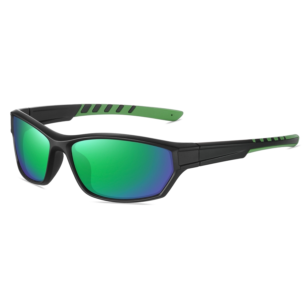 Custom Women's Dual-color Small Sports Sunglasses Polarized Fishing Shades for Men Polycarbonate Wrap Around Hiking Glasses Wholesale Online