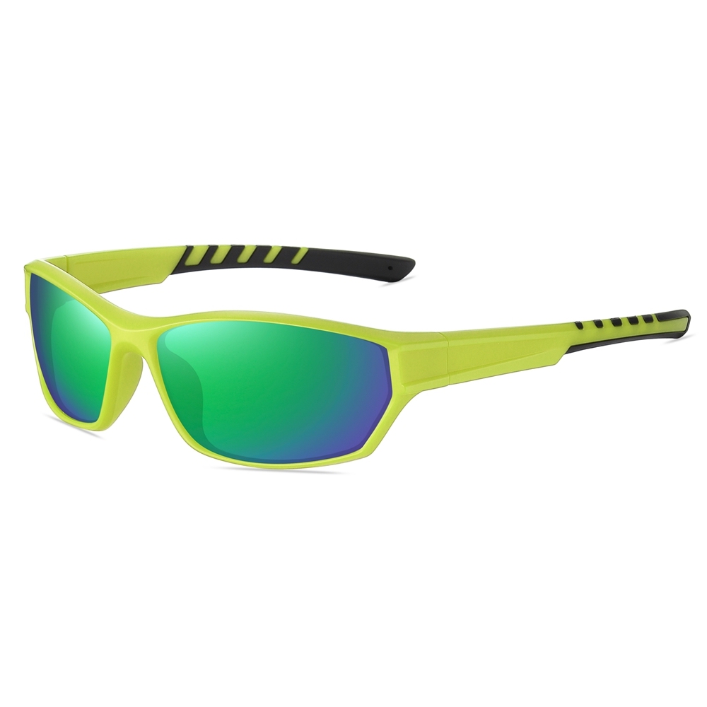 Custom Women's Dual-color Small Sports Sunglasses Polarized Fishing Shades for Men Polycarbonate Wrap Around Hiking Glasses Wholesale Online