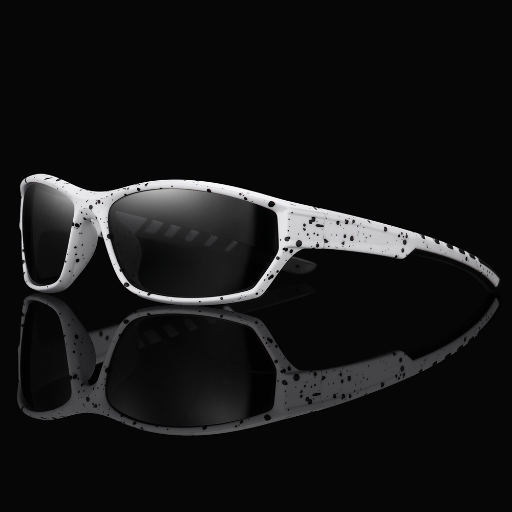 Custom Women's Dual-color Small Sports Sunglasses Polarized Fishing Shades for Men Polycarbonate Wrap Around Hiking Glasses Wholesale Online
