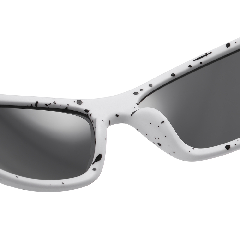 Custom Women's Dual-color Small Sports Sunglasses Polarized Fishing Shades for Men Polycarbonate Wrap Around Hiking Glasses Wholesale Online