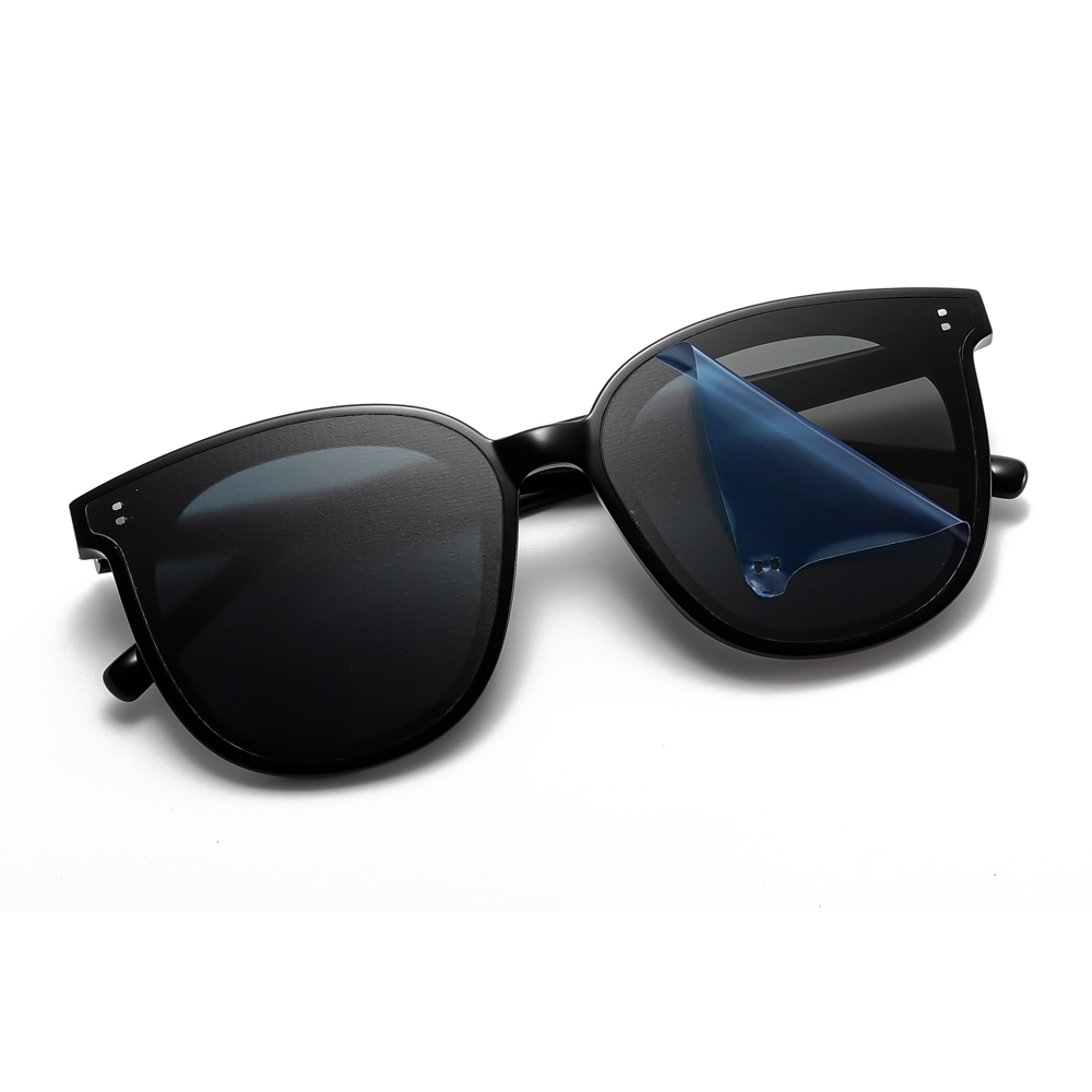 Custom Ladies Big Round Square Acetate Sunglasses GM Brand Myma Flatba Black Shades with Pins for Men's Designer Eyewear Wholesale Online