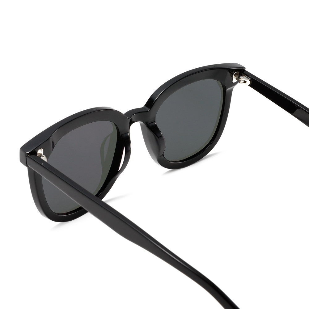 Custom Ladies Big Round Square Acetate Sunglasses GM Brand Myma Flatba Black Shades with Pins for Men's Designer Eyewear Wholesale Online
