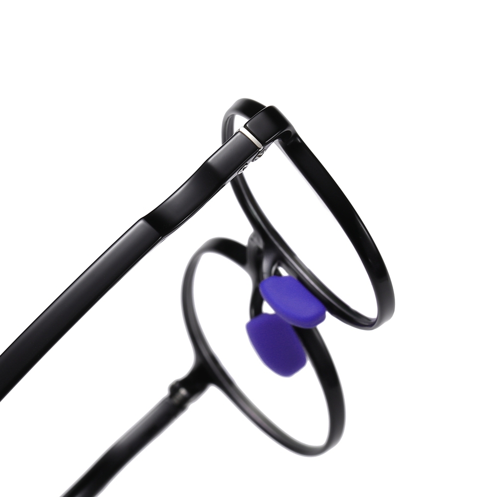 Custom Children's TR90 Round Anti Blue Light Glasses Frames with Silicone Nose Pads & Ear Hooks for Kids Prescription Eyeglasses Wholesale Online