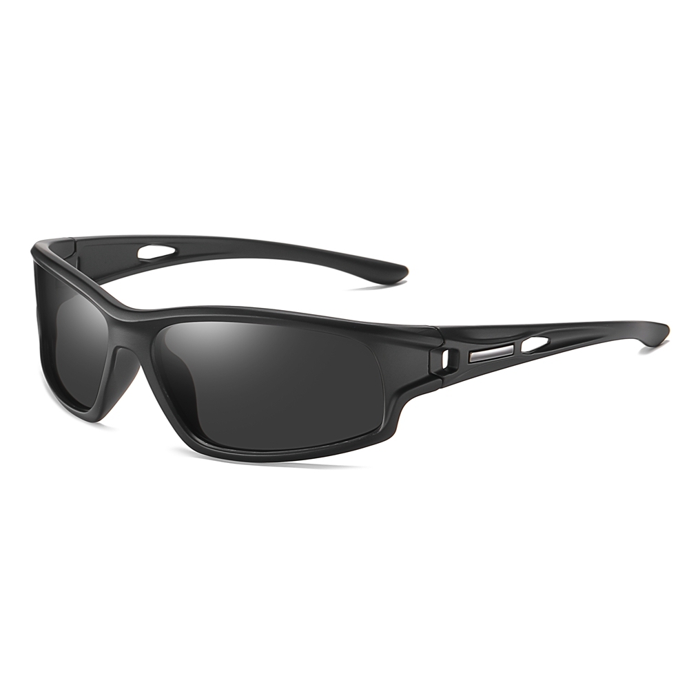 Affordable Plastic Wrap Around Sunglasses with Holes in Arms Outdoor Sports Shades for Men's Polarized Fishing Glasses Bulk Wholesale Online