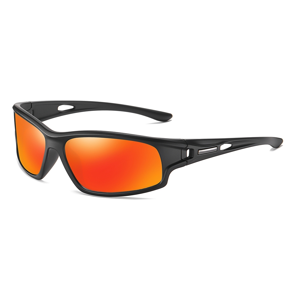 Affordable Plastic Wrap Around Sunglasses with Holes in Arms Outdoor Sports Shades for Men's Polarized Fishing Glasses Bulk Wholesale Online