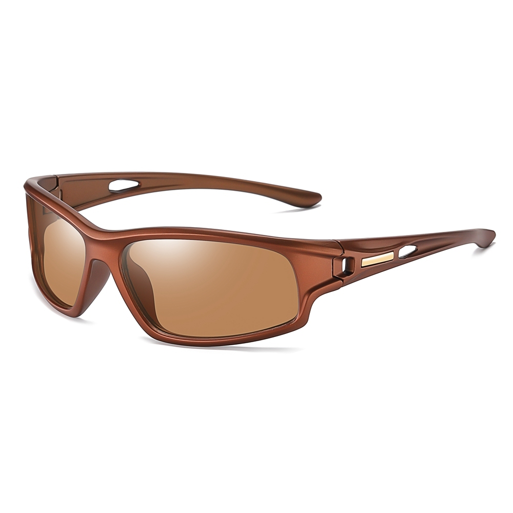 Affordable Plastic Wrap Around Sunglasses with Holes in Arms Outdoor Sports Shades for Men's Polarized Fishing Glasses Bulk Wholesale Online