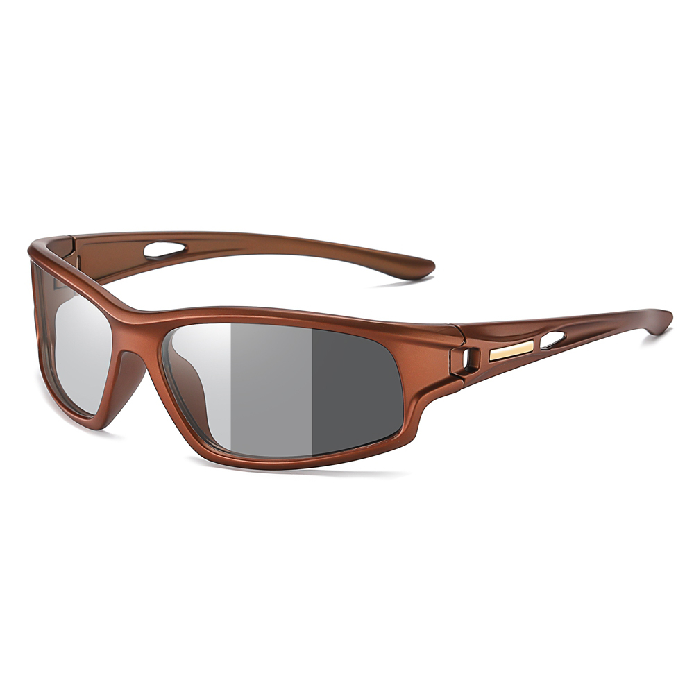 Affordable Plastic Wrap Around Sunglasses with Holes in Arms Outdoor Sports Shades for Men's Polarized Fishing Glasses Bulk Wholesale Online