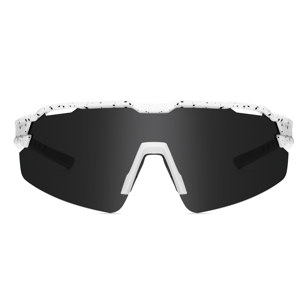 Custom Unisex One Piece Shield Sunglasses with Air Vents, Adjustable Nose Pads & RX Inserts for Cycling Glasses Polarized Sports Shades Bulk Order