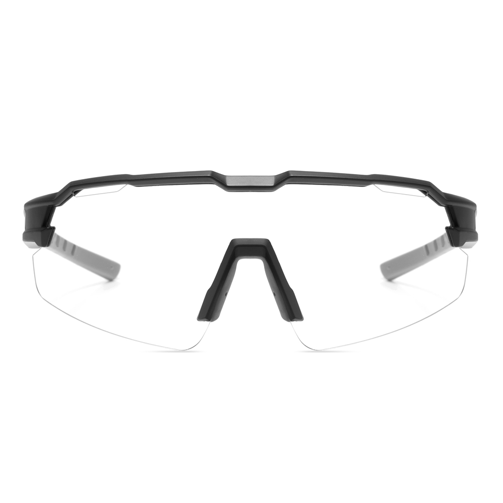 Custom Unisex One Piece Shield Sunglasses with Air Vents, Adjustable Nose Pads & RX Inserts for Cycling Glasses Polarized Sports Shades Bulk Order
