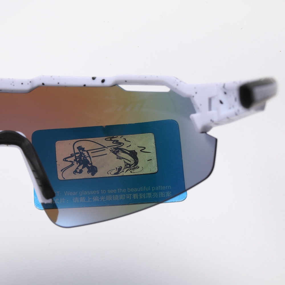 Custom Unisex One Piece Shield Sunglasses with Air Vents, Adjustable Nose Pads & RX Inserts for Cycling Glasses Polarized Sports Shades Bulk Order