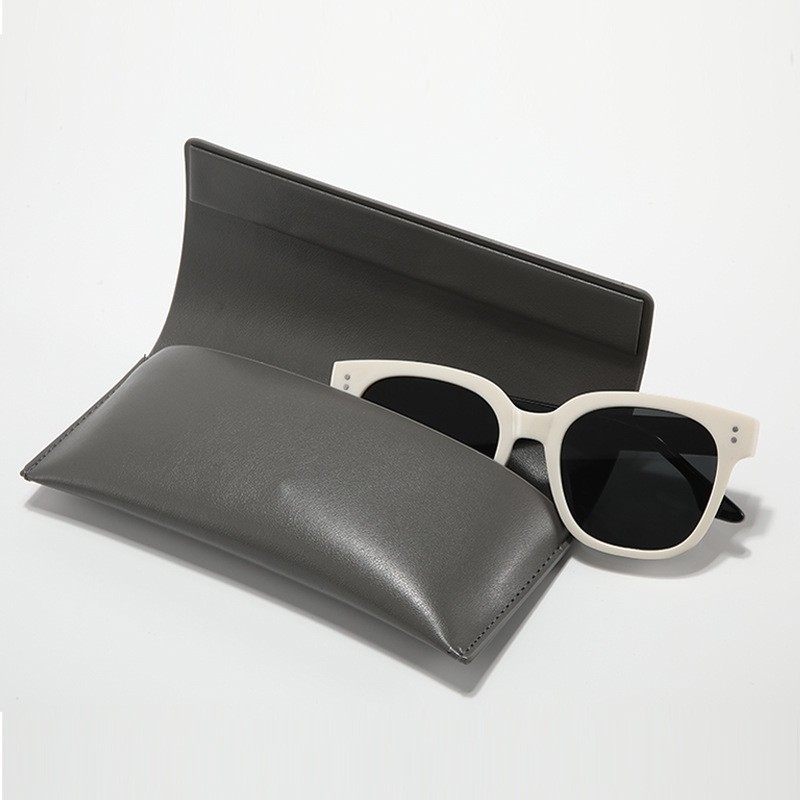 Custom Hidden Magnetic Closure Soft Pu Leather Glasses Case with Logo for Travel Sunglasses Packaging Box Supplier Wholesale Online