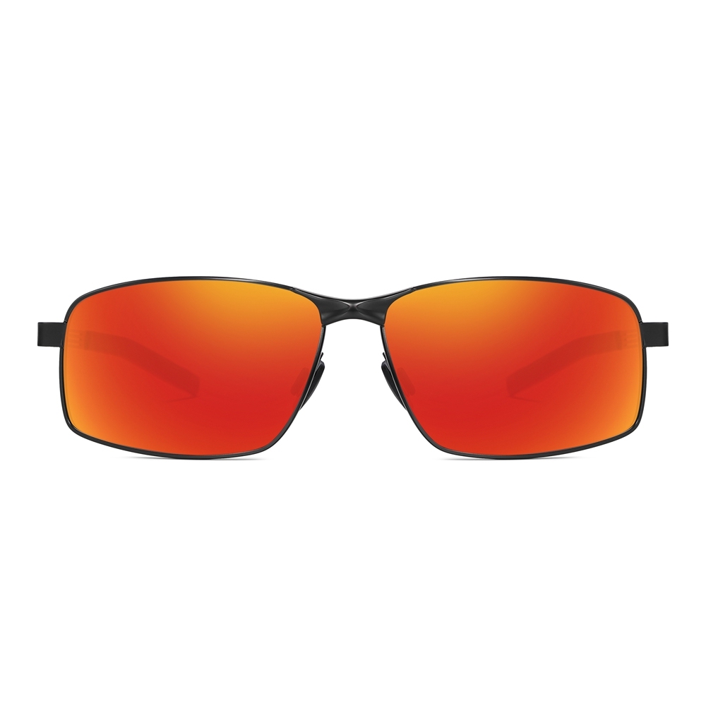 Bulk Order Classic Rectangle Metal Sunglass UV Protection Polarized Driving Shades for Men's Everyday Wear Commuting Sunglasses Wholesale Online