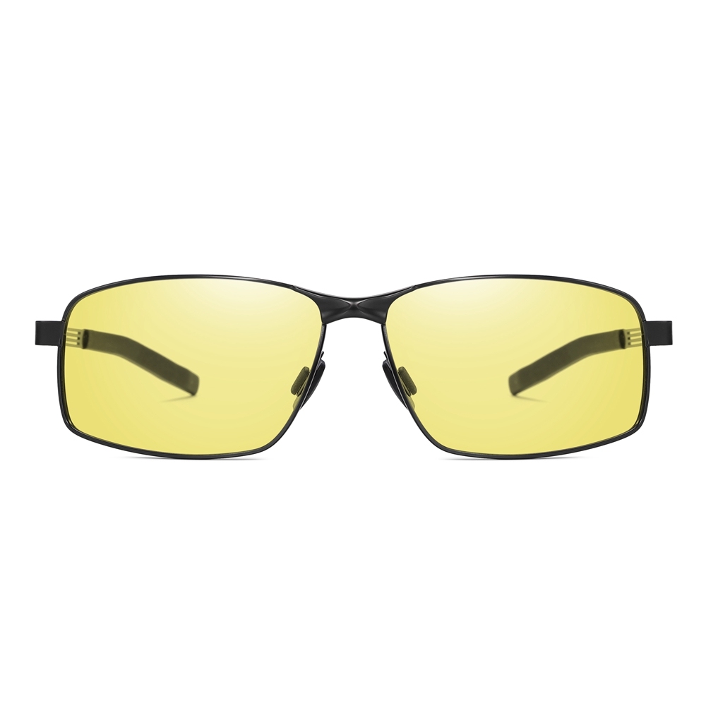 Bulk Order Classic Rectangle Metal Sunglass UV Protection Polarized Driving Shades for Men's Everyday Wear Commuting Sunglasses Wholesale Online