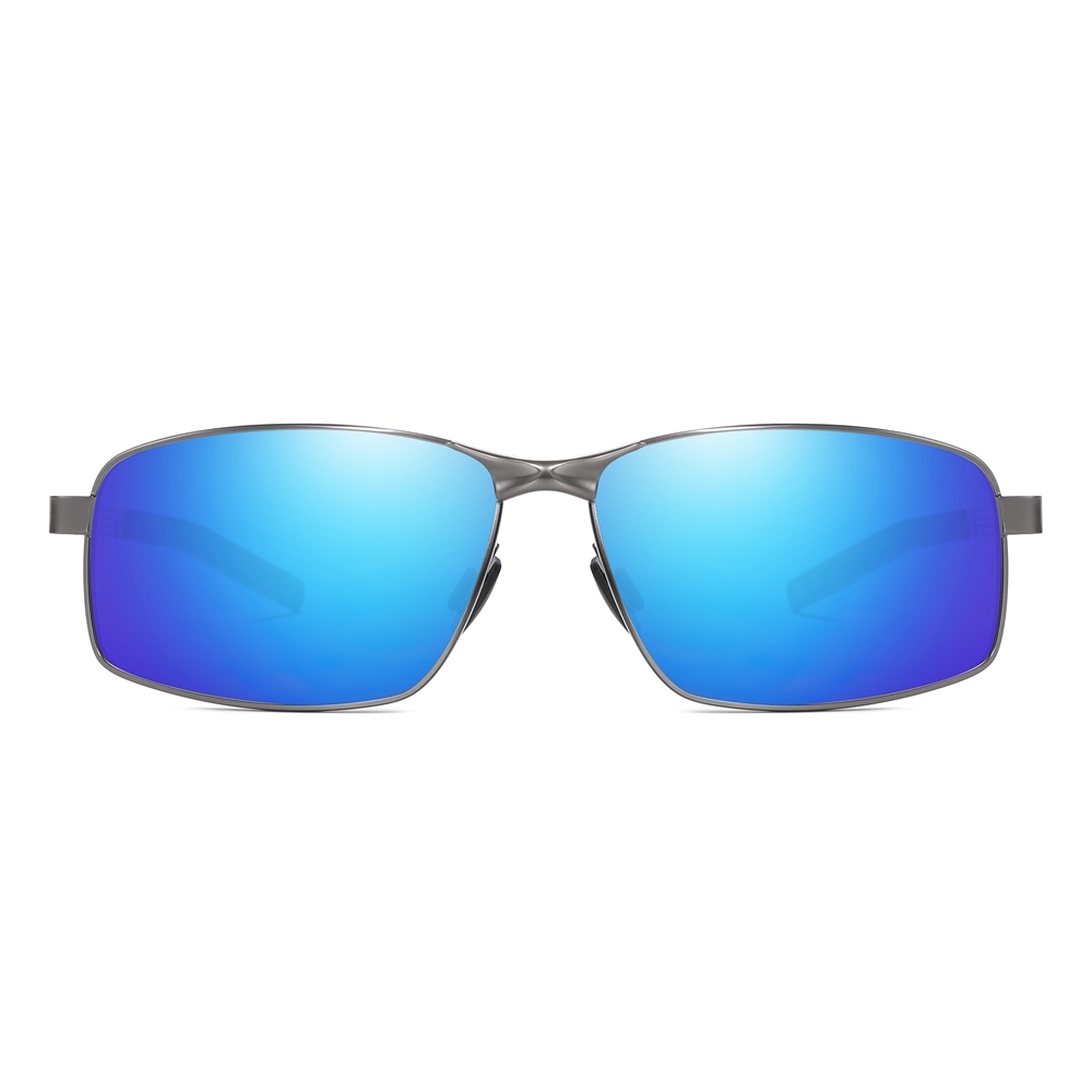 Bulk Order Classic Rectangle Metal Sunglass UV Protection Polarized Driving Shades for Men's Everyday Wear Commuting Sunglasses Wholesale Online