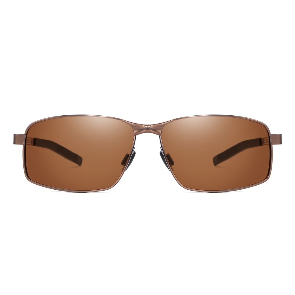 Bulk Order Classic Rectangle Metal Sunglass UV Protection Polarized Driving Shades for Men's Everyday Wear Commuting Sunglasses Wholesale Online