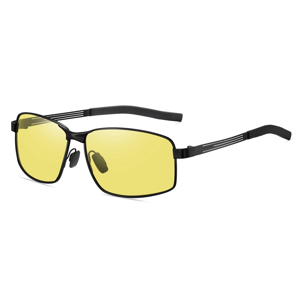 Bulk Order Classic Rectangle Metal Sunglass UV Protection Polarized Driving Shades for Men's Everyday Wear Commuting Sunglasses Wholesale Online