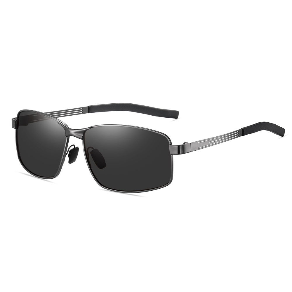 Bulk Order Classic Rectangle Metal Sunglass UV Protection Polarized Driving Shades for Men's Everyday Wear Commuting Sunglasses Wholesale Online